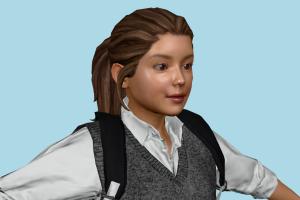 Kid Female kid, young, child, female, girl, people, human, character